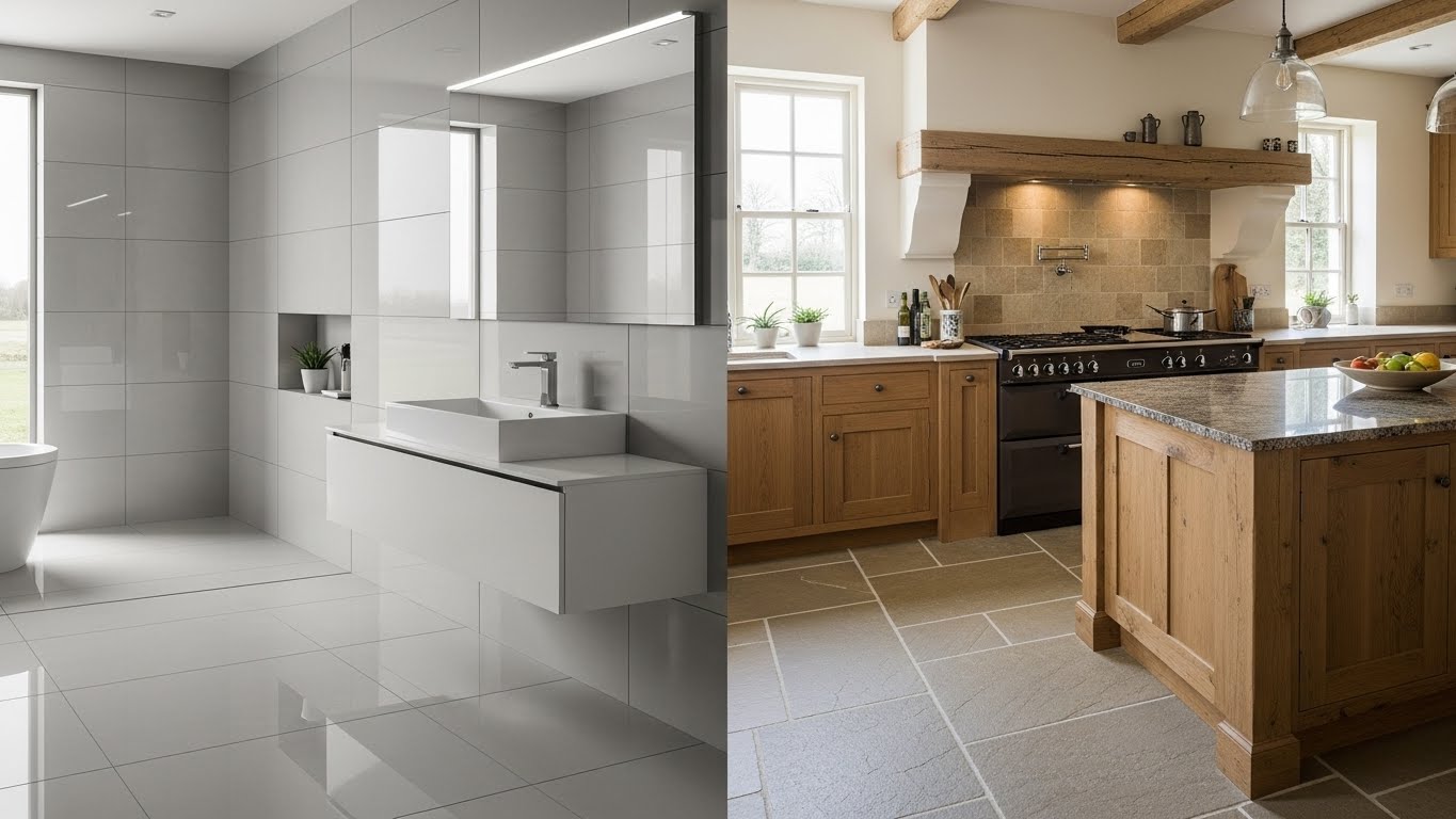 Pisos que não saem de moda: como escolher o porcelanato para uma casa atemporal