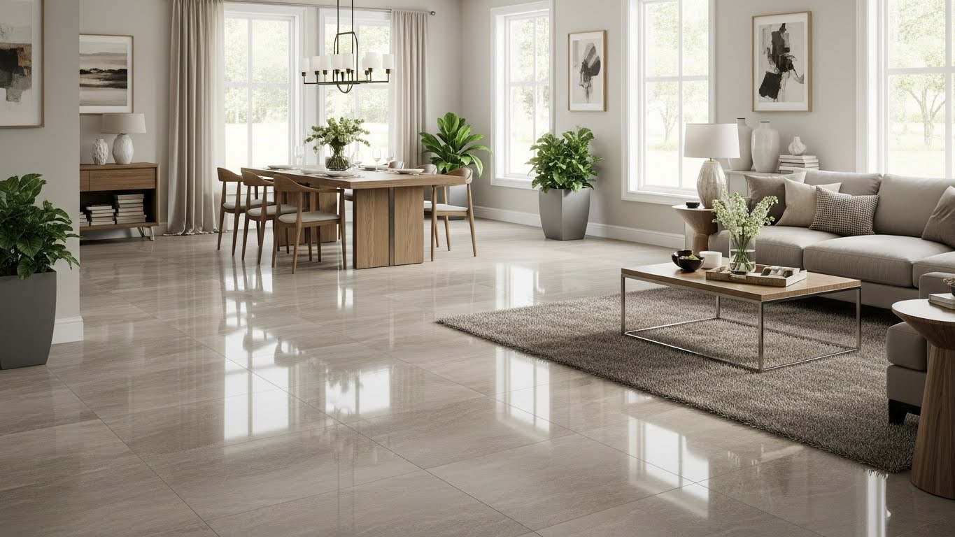 Pisos que não saem de moda: como escolher o porcelanato para uma casa atemporal